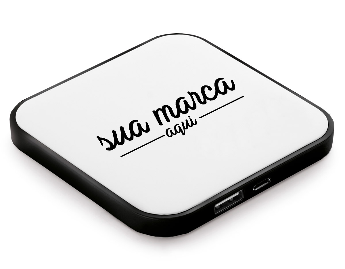 Bateria portátil em ABS e de lítio. Com capacidade de 2.000 mAh.  Tempo de vida = 500 ciclos e entrada/saída 5V/1A. Inclui cabo USB/micro-USB.