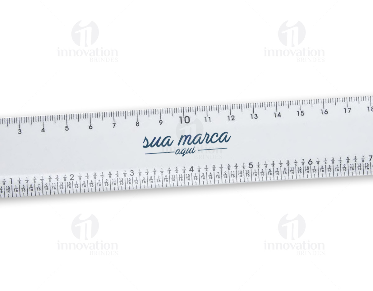 Régua plástica 20 cm