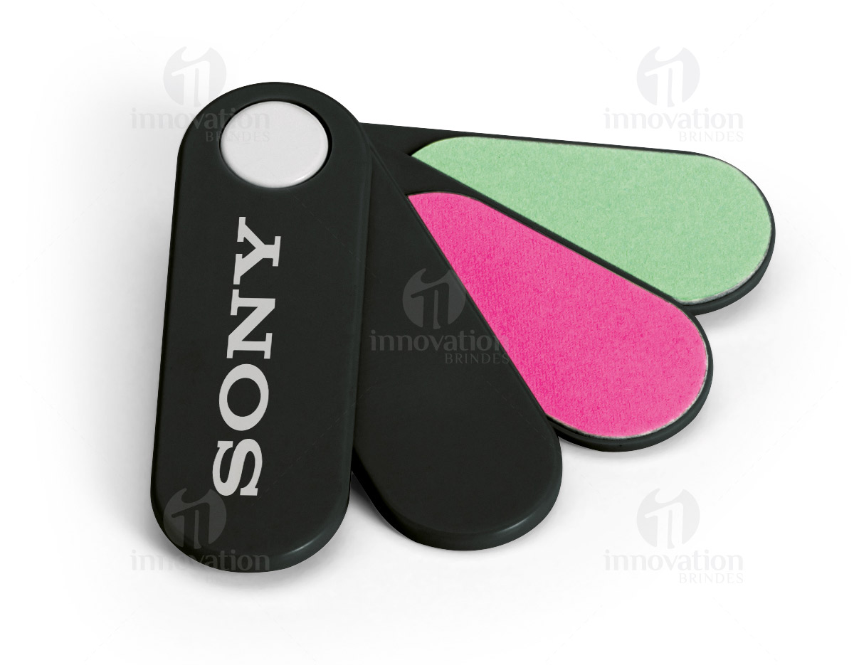 Kit com 4 lixas coloridas