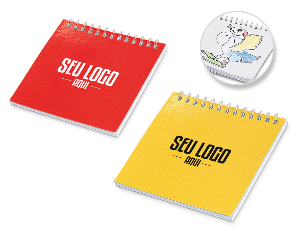 Caderno para colorir. 25 desenhos lápis não inclusos