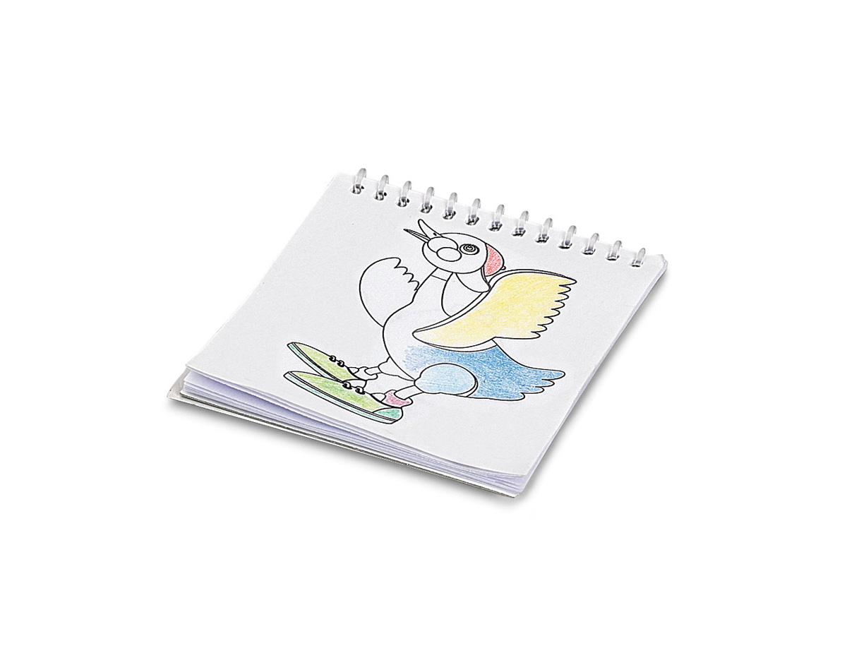 Caderno para colorir. 25 desenhos lápis não inclusos