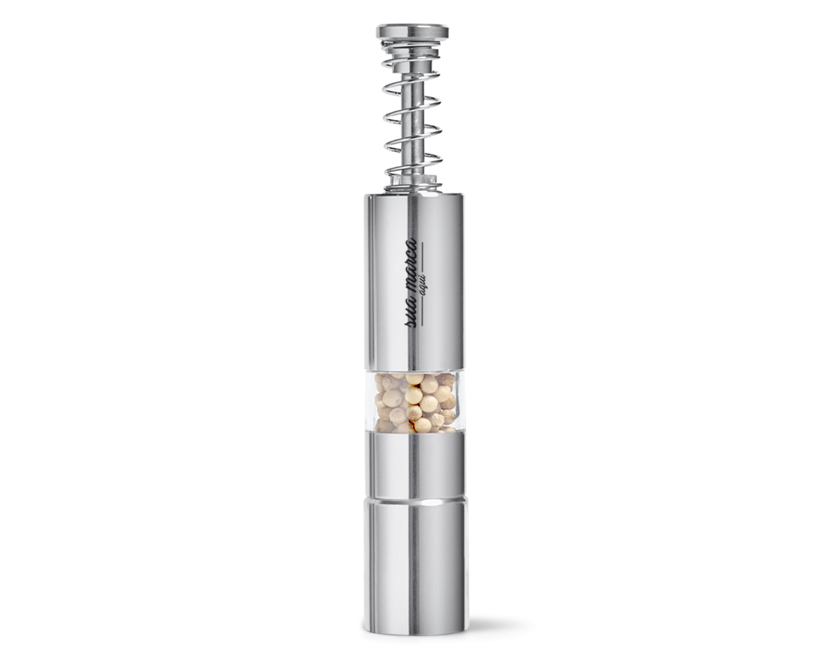 Saleiro ou pimenteiro aço inox