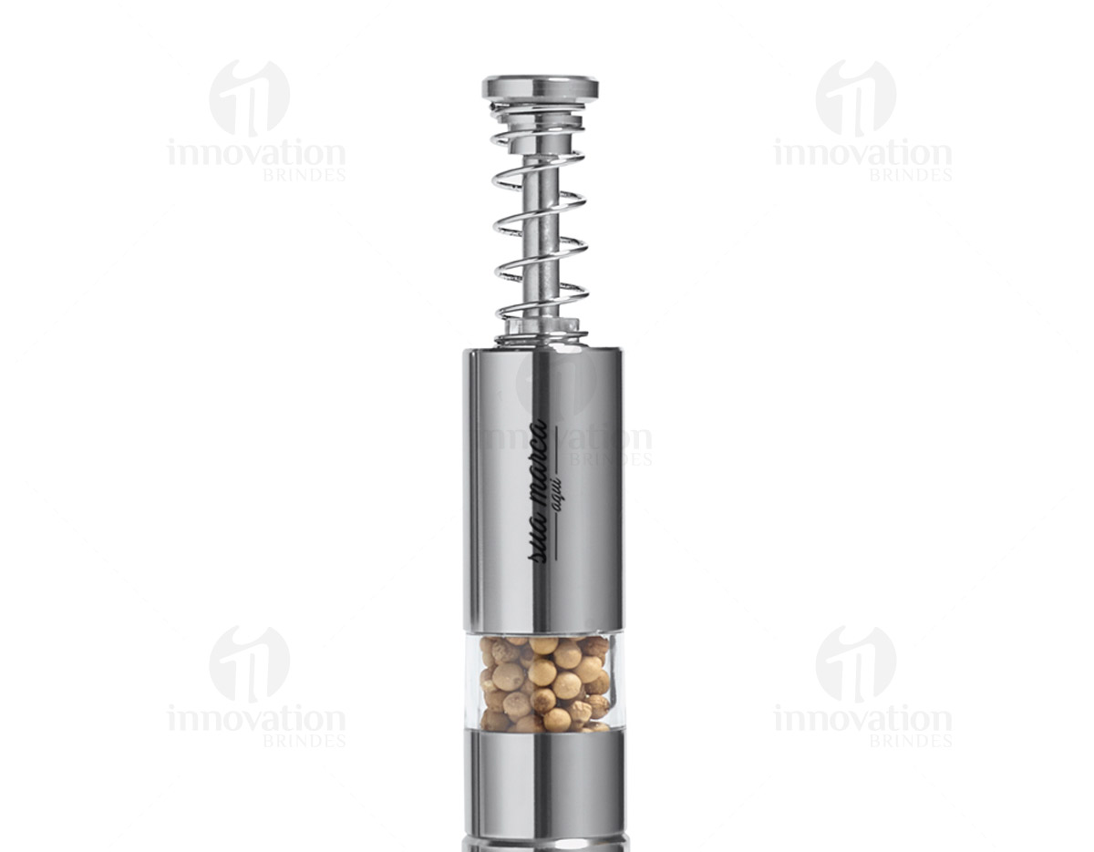 Saleiro ou pimenteiro aço inox