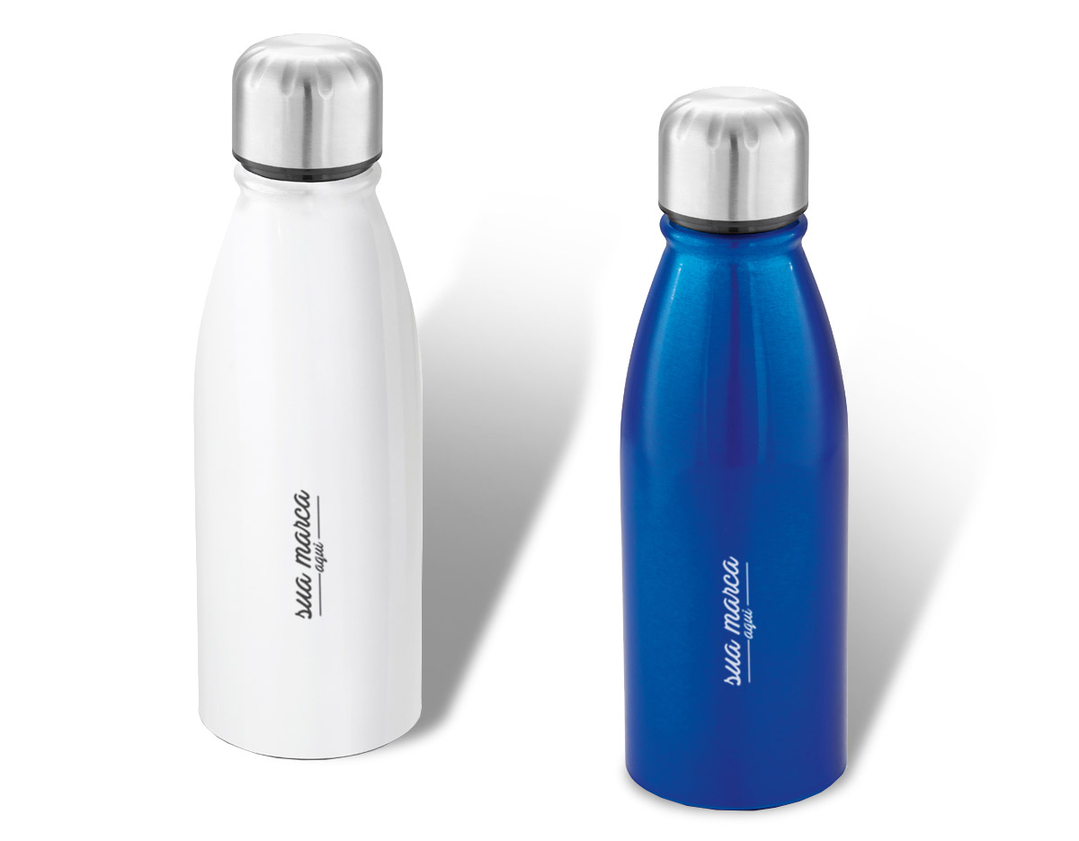 Squeeze alumínio tampa em aço inox capacidade 500 ml