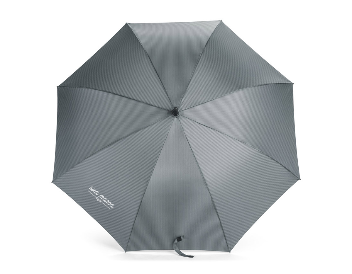 Guarda-chuva. 190T pongee. varetas em fibra de vidro pega em c. sintético. a prova de vento abertura automática