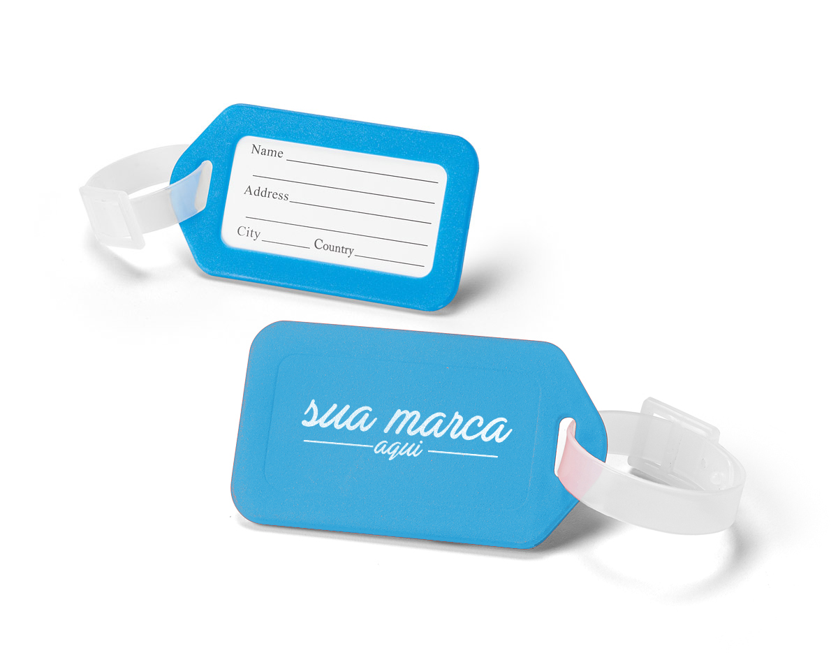 Identificador de bagagem em PP. Ideal para malas de viagem

