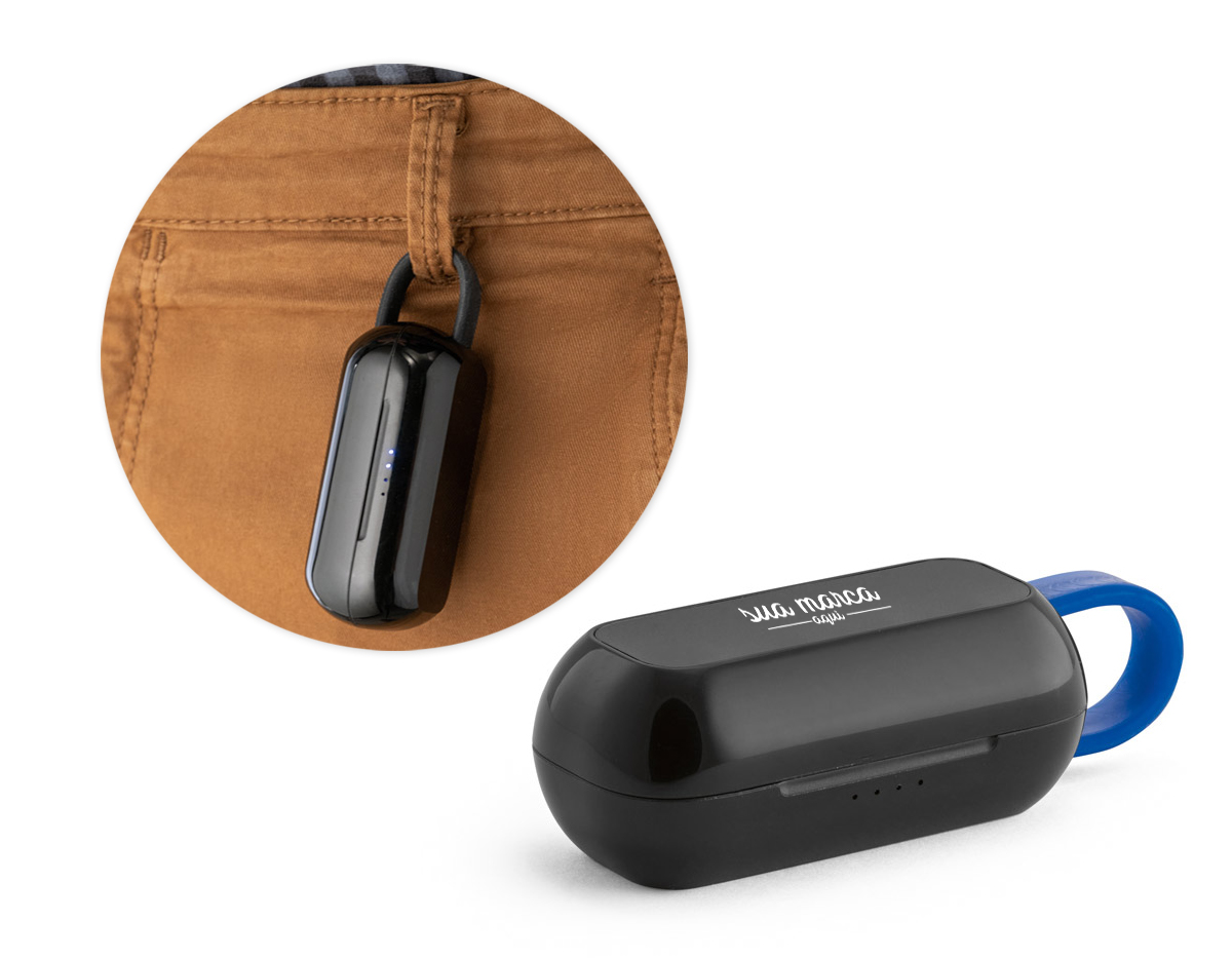 Fone wireless bluetooth 5.0 em ABS