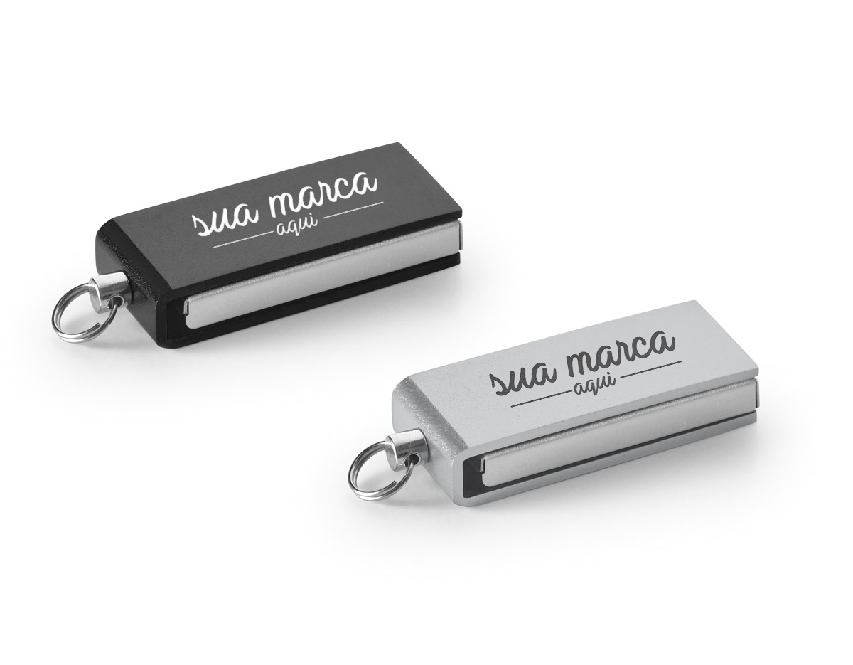 Pen Drive UDP mini com 8GB em alumínio