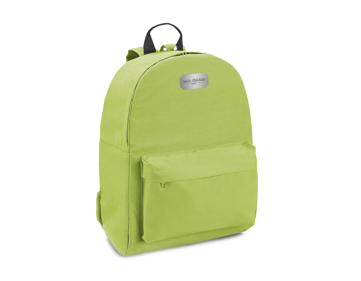 Mochila 600D c/ bolso frontal almofadado
