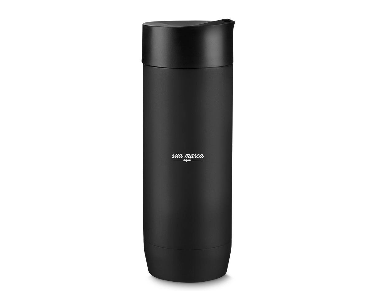 Copo em aço inox parede dupla 450ml.
