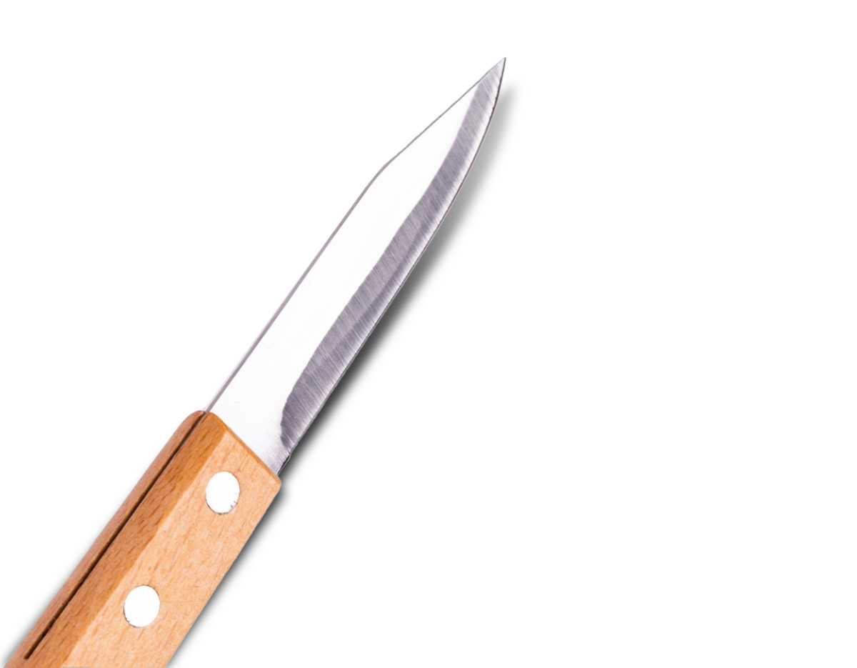 Kit churrasco, contendo: 5 peças
Tábua
Garfo trinchante
Faca para carne 
Faca para churrasco
Faca para vegetais
Obs.:Os componentes de madeira e bambu poderão apresentar tonalidades diferente.