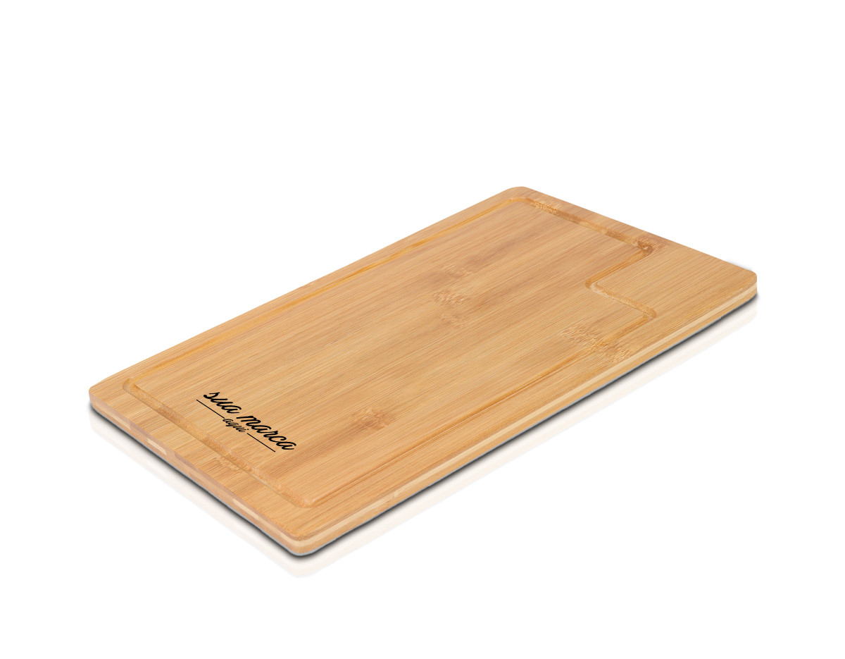 Tábua de Bambu para Churrasco 32x20x1,2cm