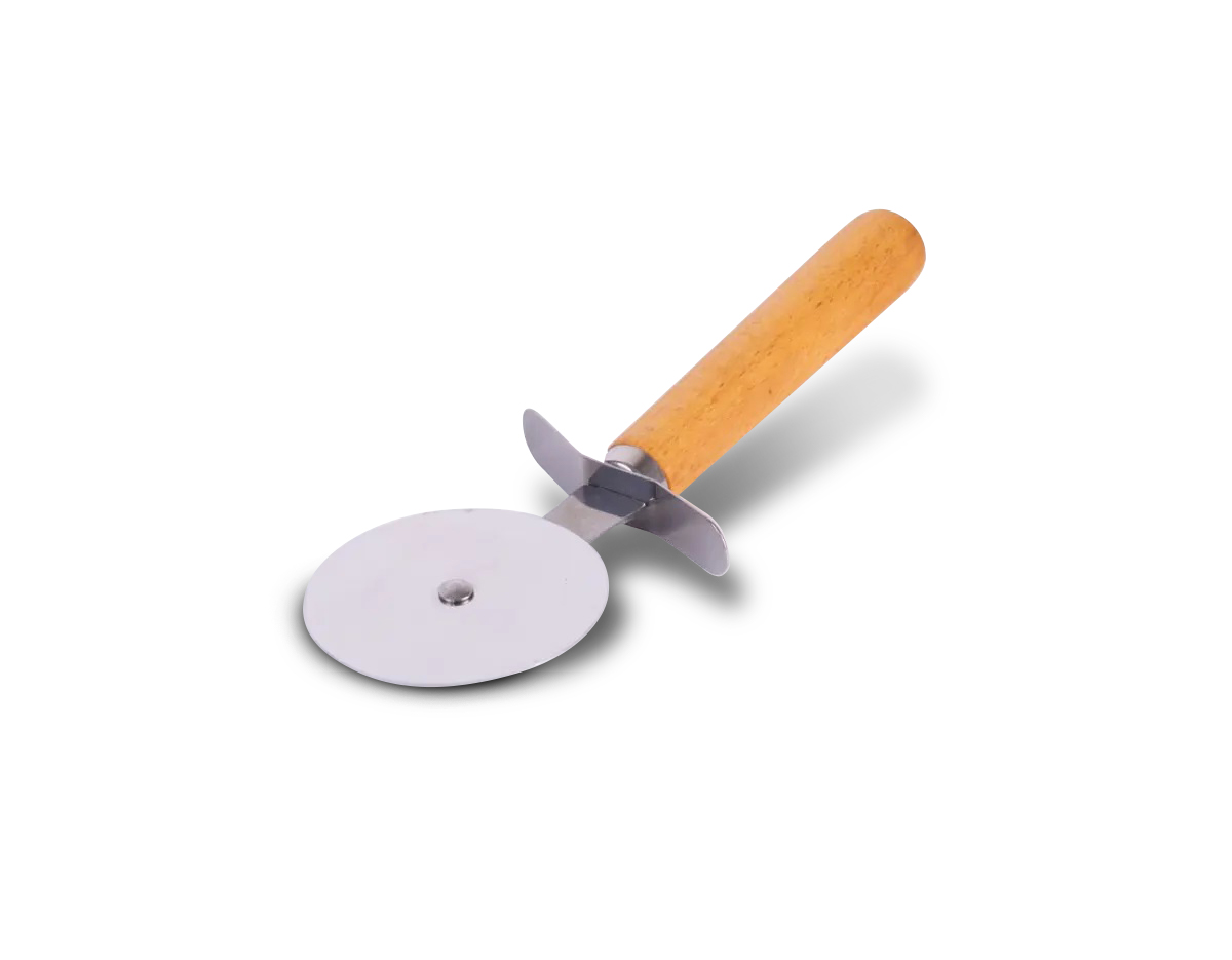 Kit pizzas contendo 2 peças
Tábua para pizza
Cortador.