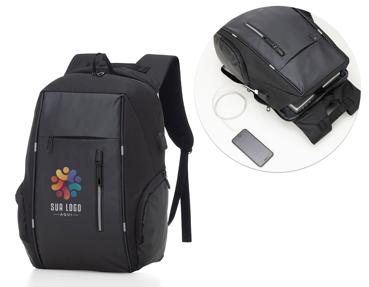 Mochila notebook poliéster 17"