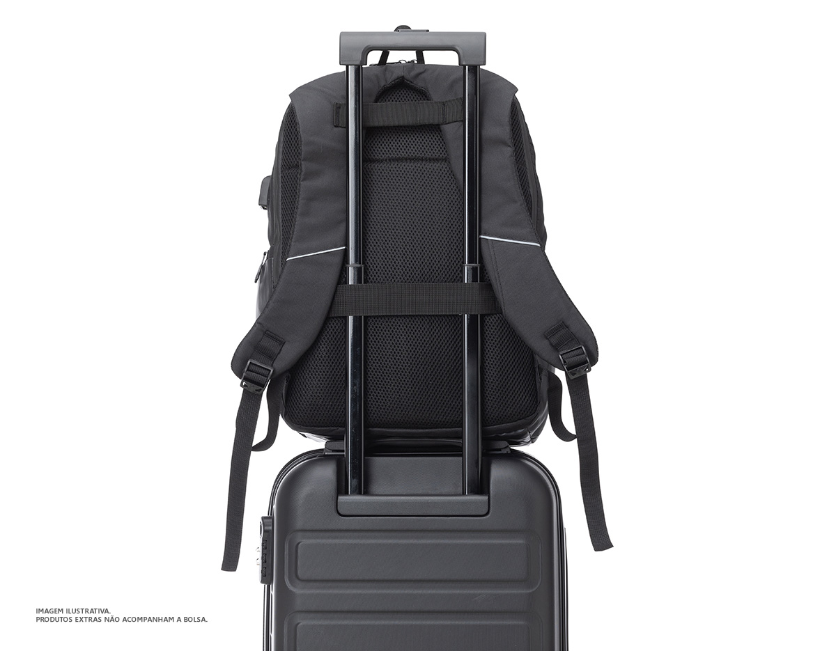 Mochila notebook poliéster 17"