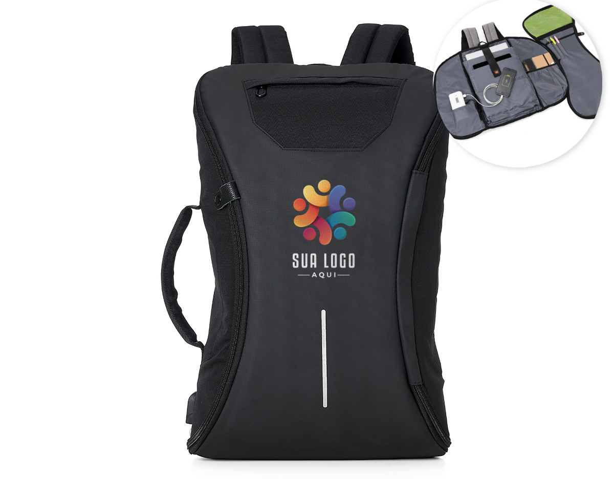 Mochila notebook poliéster 17"