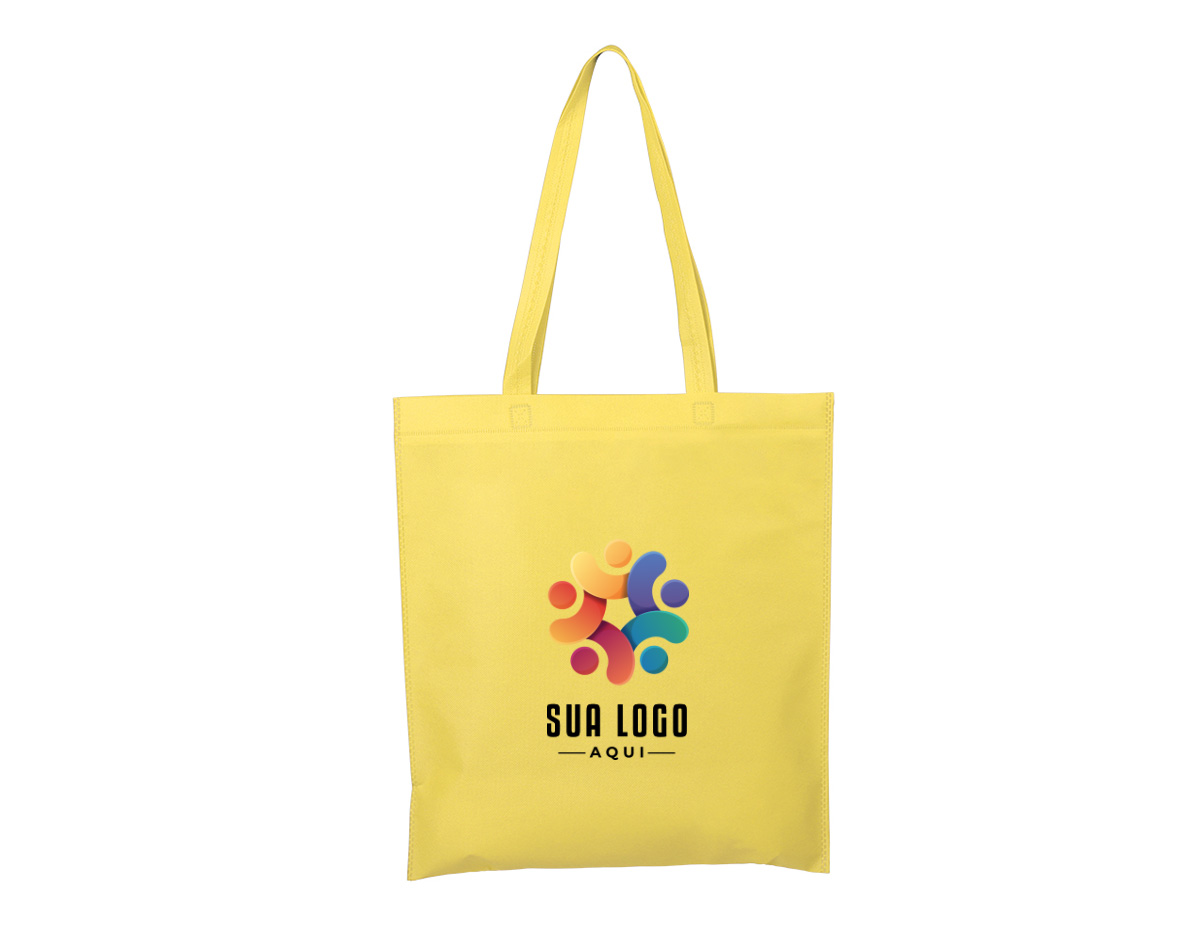 Sacola TNT 100gr, alça inteira de 60cm