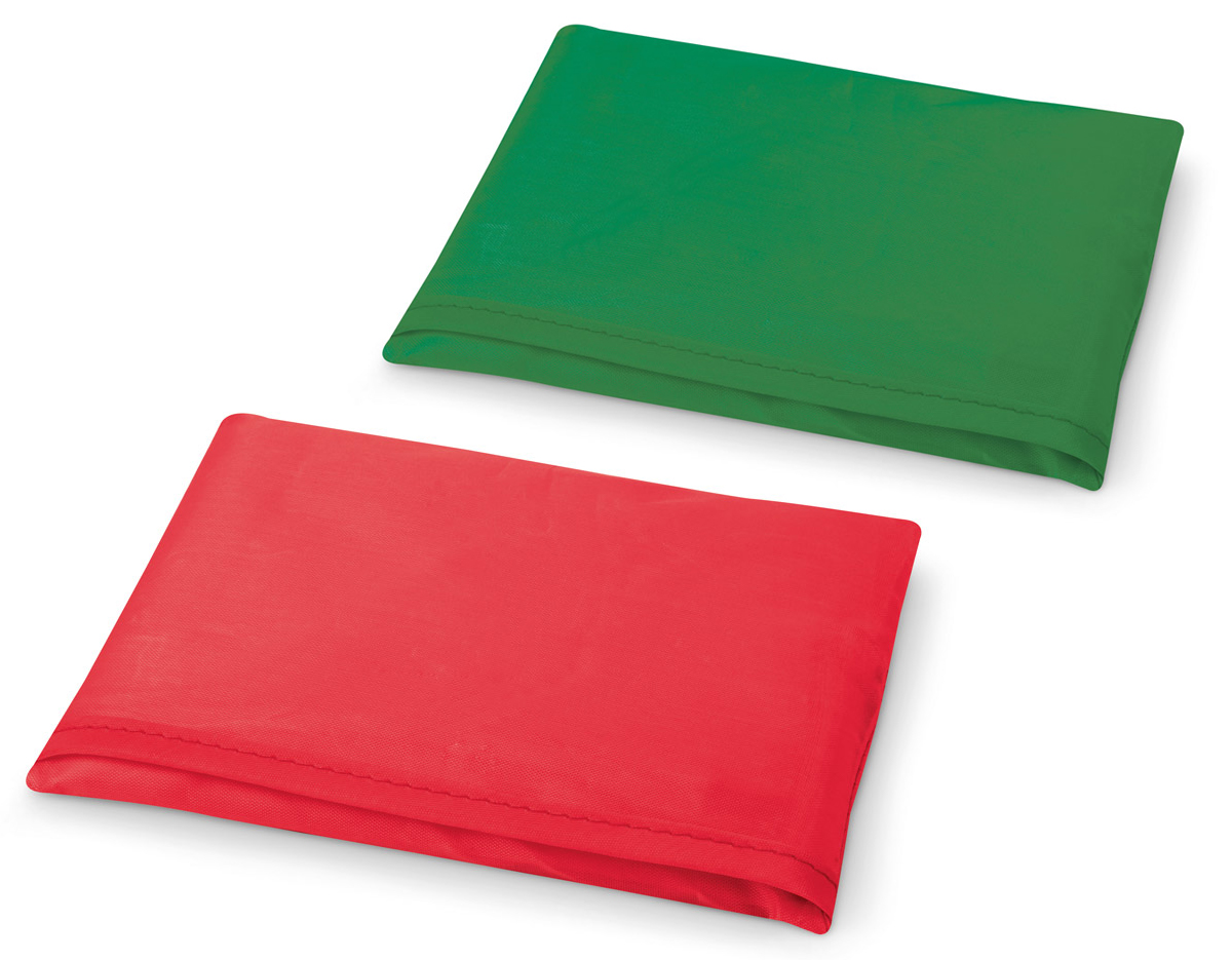 Sacola dobrável em poliéster 190T Aberto: 485 x 420 mm