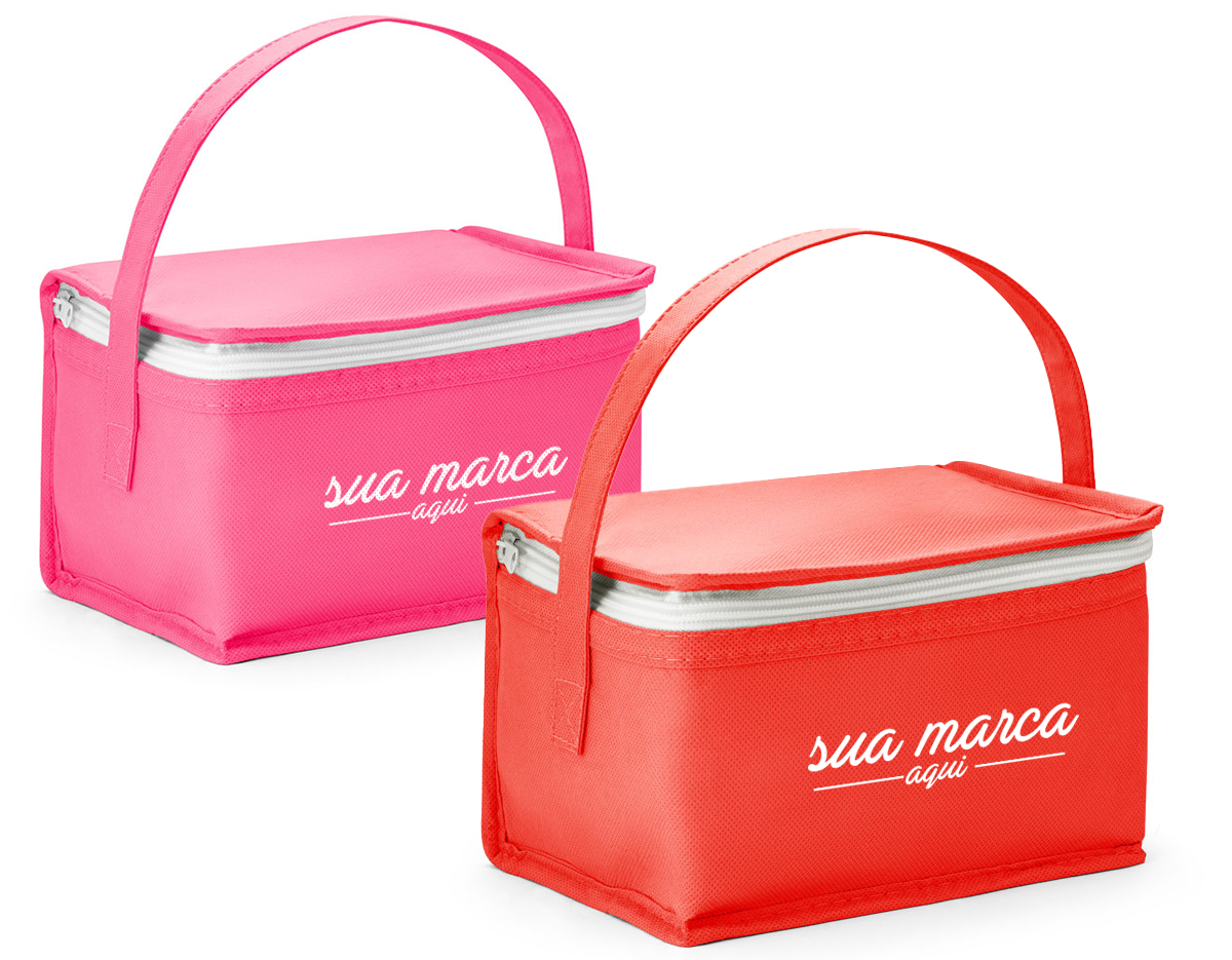 Bolsa térmica em non-woven (80 g/m²) com capacidade até 3 litros  200 x 140 x 130 mm