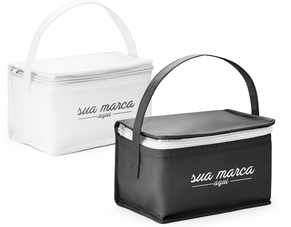 Bolsa térmica em non-woven (80 g/m²) com capacidade até 3 litros  200 x 140 x 130 mm