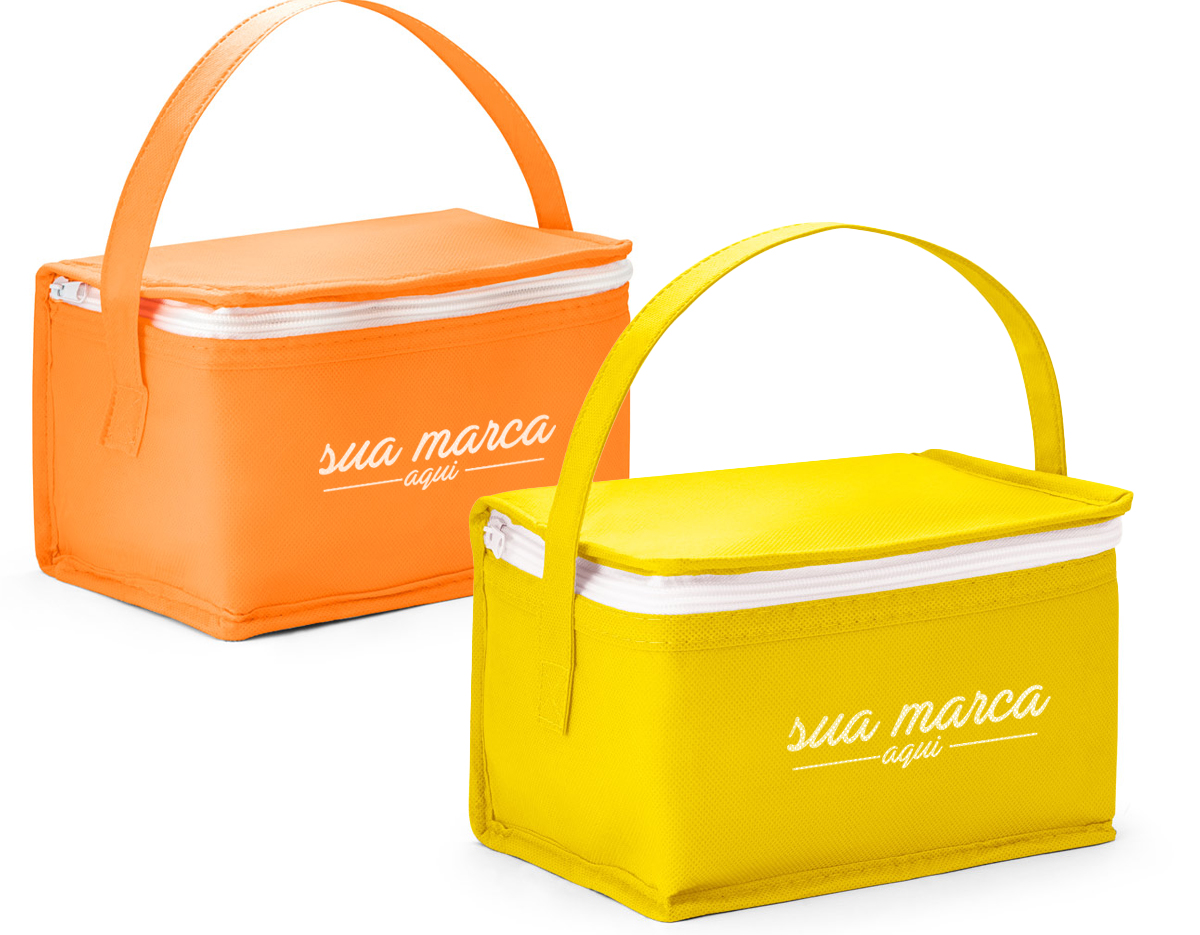 Bolsa térmica em non-woven (80 g/m²) com capacidade até 3 litros  200 x 140 x 130 mm