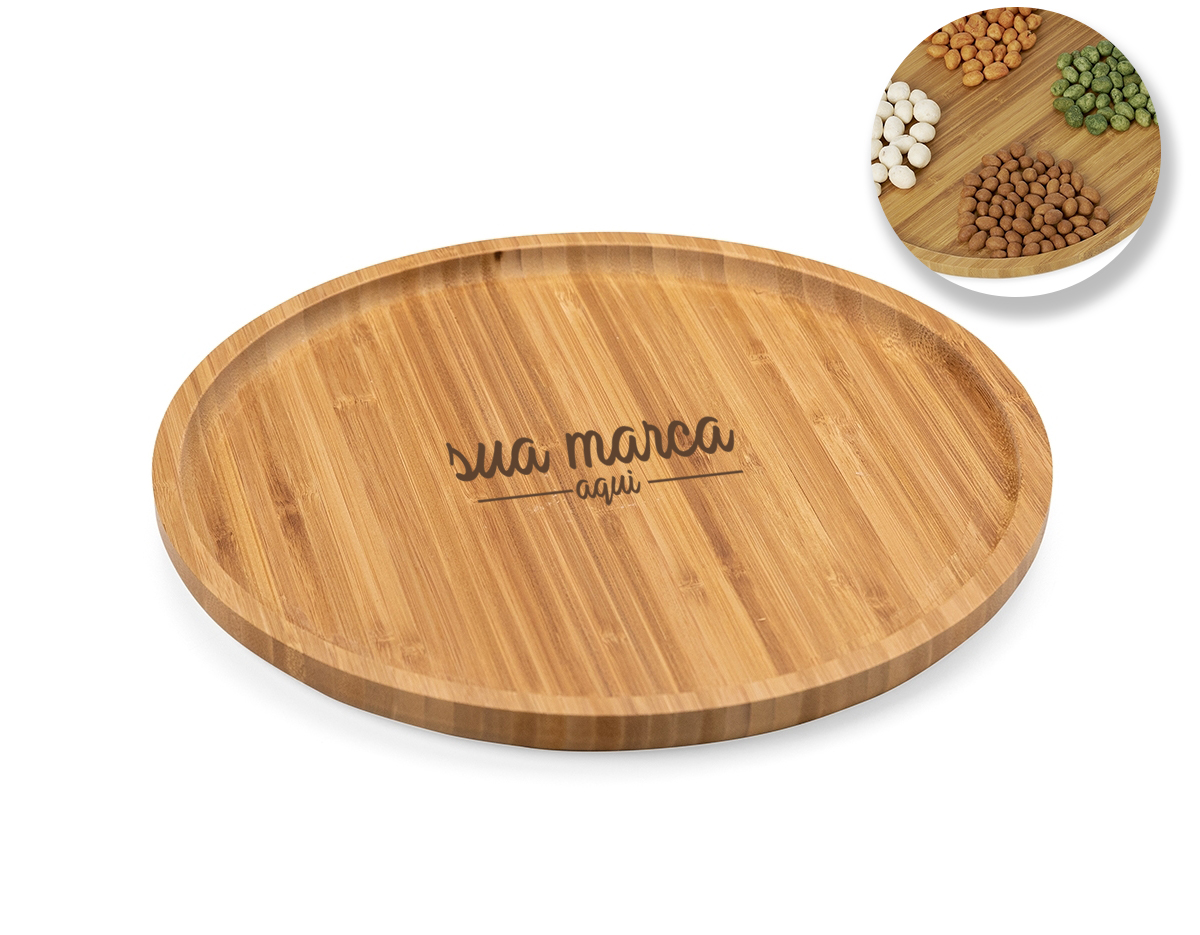 Petisqueira de Bambu 30 x 30