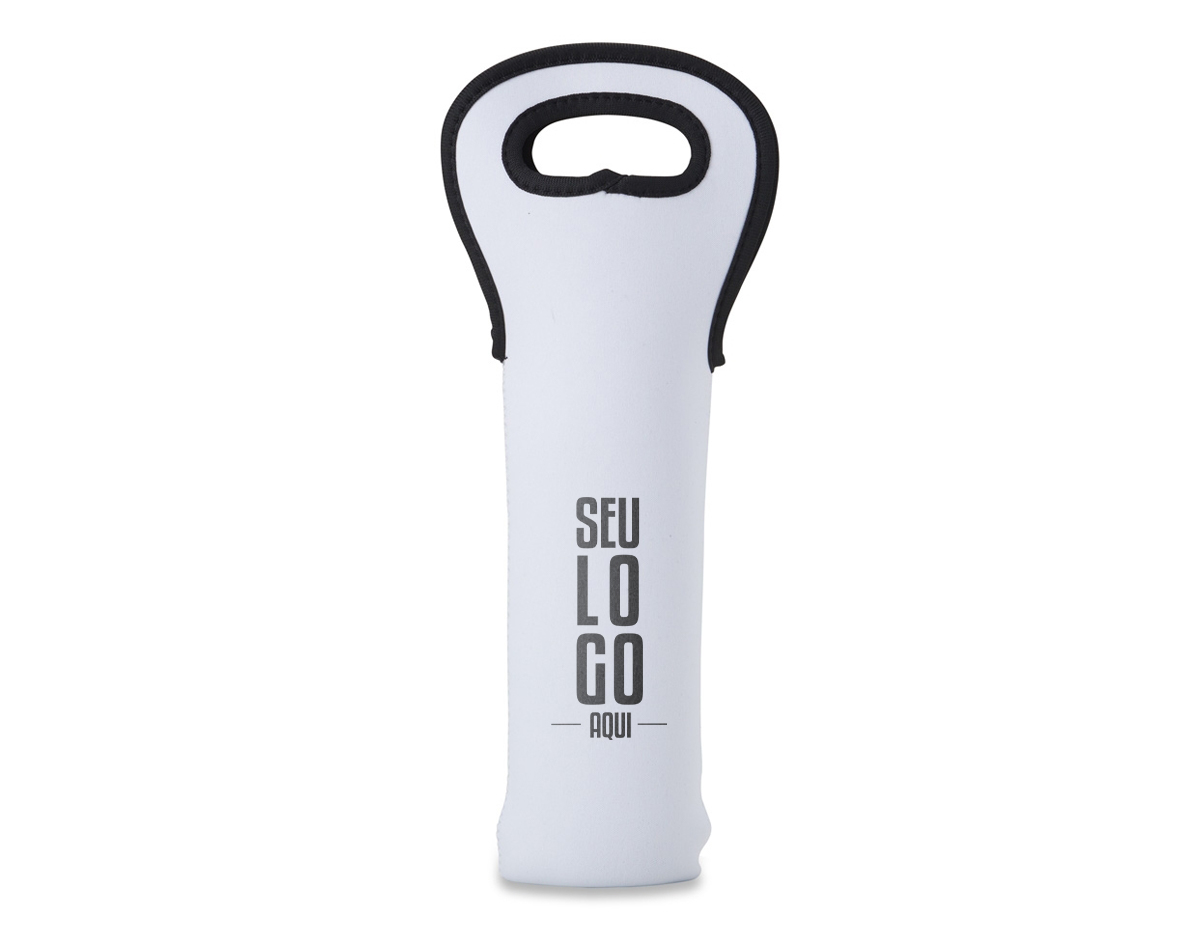 Porta garrafa em neoprene isotérmico.
