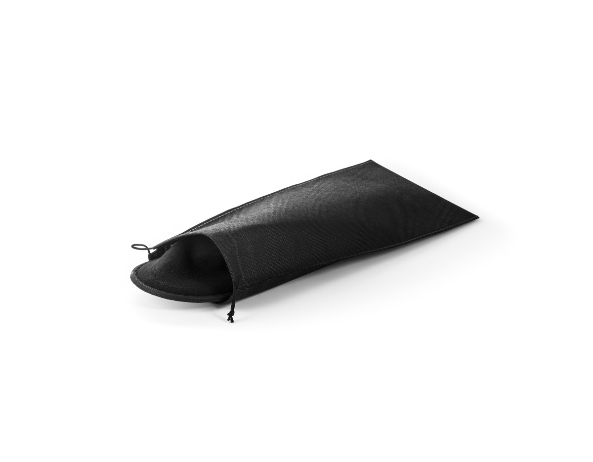 Chinelos de quarto unissex em poliéster com acabamento macio. Fornecidos em bolsa de non-woven. 280 x 112 mm