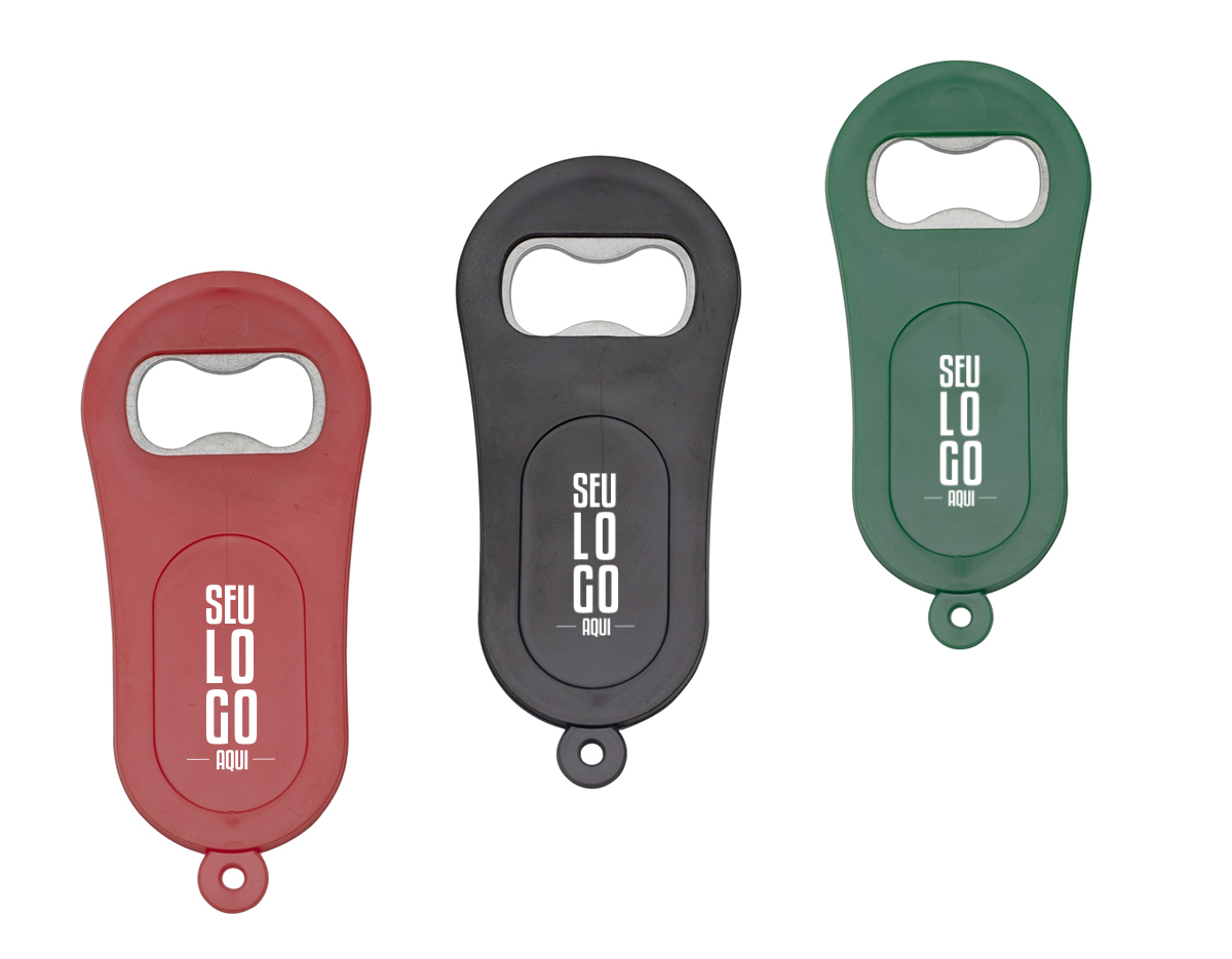 Abridor de garrafa plástico.