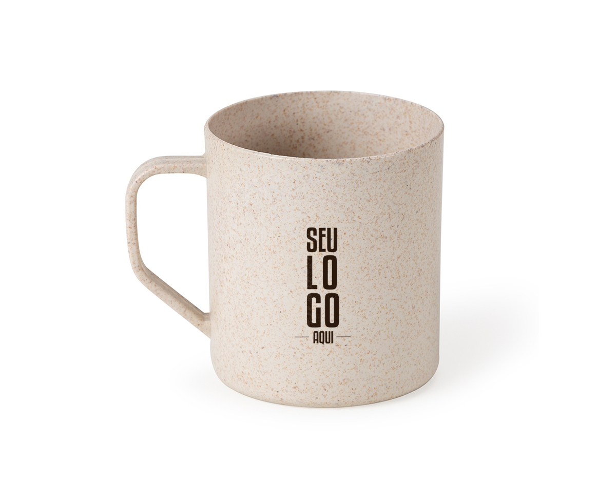 Uma caneca ecológica feita de fibra de arroz, com capacidade para 400ml. Leve, resistente e sustentável, perfeita para desfrutar de suas bebidas quentes ou frias com consciência ambiental. Ideal para uso diário em casa, no trabalho ou em viagens.