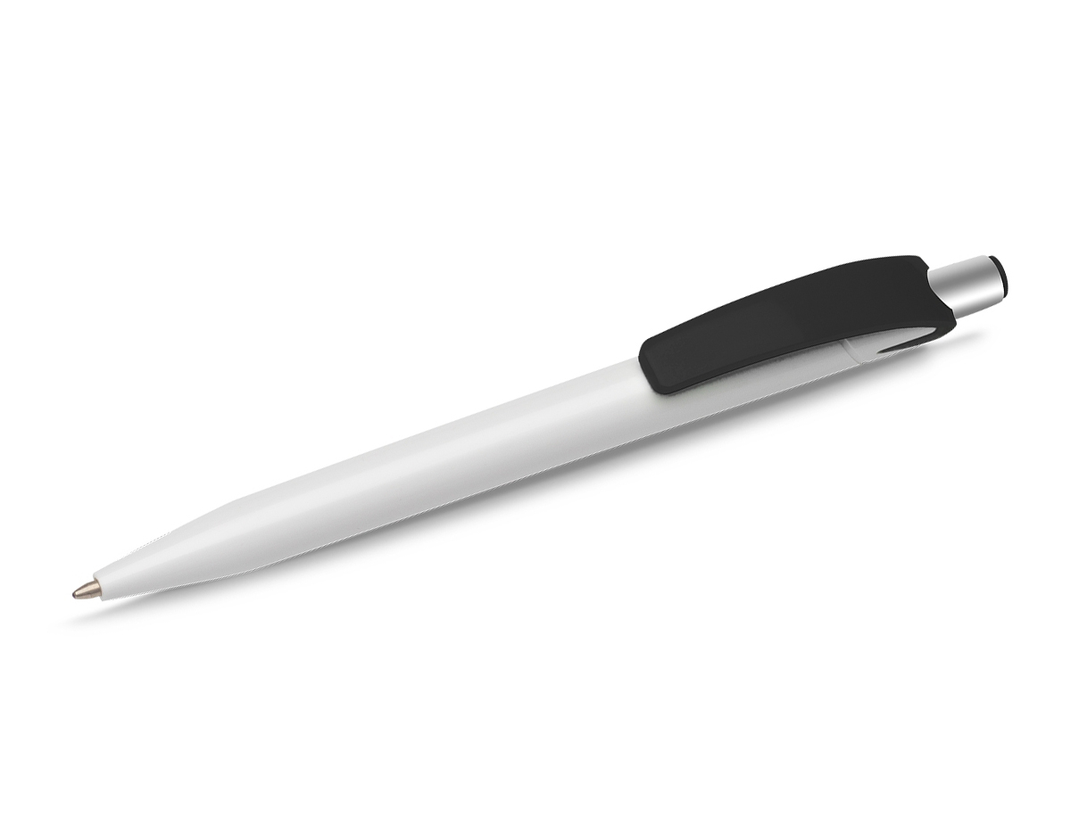 Caneta plástica com carga esferográfica azul de 1.0mm e acionamento por clique. Perfeita para escrever com fluidez e precisão em qualquer ocasião. Seu design leve e ergonômico proporciona conforto durante o uso prolongado. Ideal para anotações diárias e tarefas escolares ou profissionais.