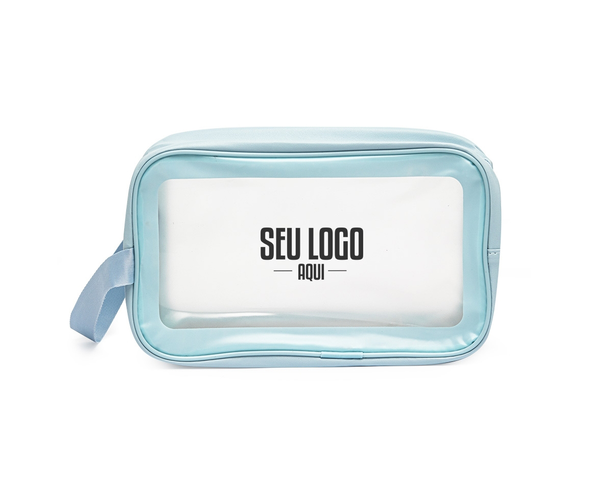 Nécessaire de PVC e PU resistente à água, ideal para proteger itens pessoais contra umidade. Com design durável e fácil de limpar, oferece segurança e praticidade para uso diário. Perfeita para viagens ou uso cotidiano, garantindo que seus itens permaneçam secos e organizados.