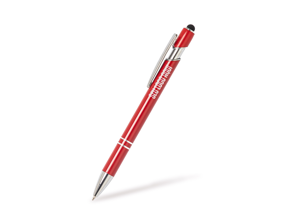 Para anotar cada detalhe com elegância. Nossa Caneta Metálica Touchscreen une sofisticação e praticidade em cada movimento. Com seu acabamento brilhante e acionamento por clique, ela possui carga esferográfica azul de 1.0mm, garantindo uma escrita precisa. Além disso, com a ponta touchscreen é possível utilizá-la em dispositivos eletrônicos sem tocar diretamente na tela, evitando manchas indesejadas.
