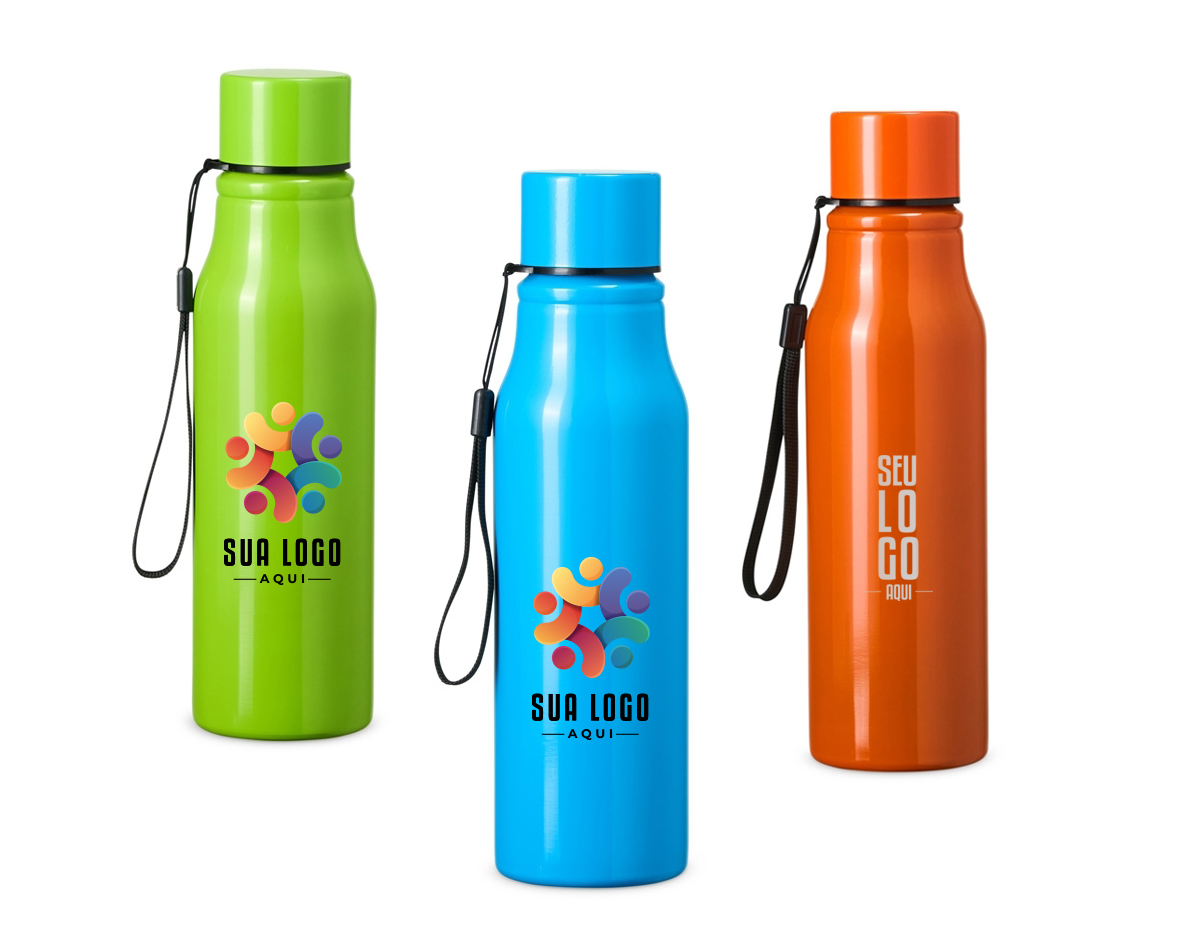 A garrafa em inox possui capacidade de 750 ml, ideal para manter suas bebidas à temperatura desejada. Sua tampa rosqueável assegura um fechamento seguro, enquanto a alça facilita o transporte, tornando-a uma opção prática para atividades diárias ou viagens. Um item funcional para quem busca qualidade e conveniência.