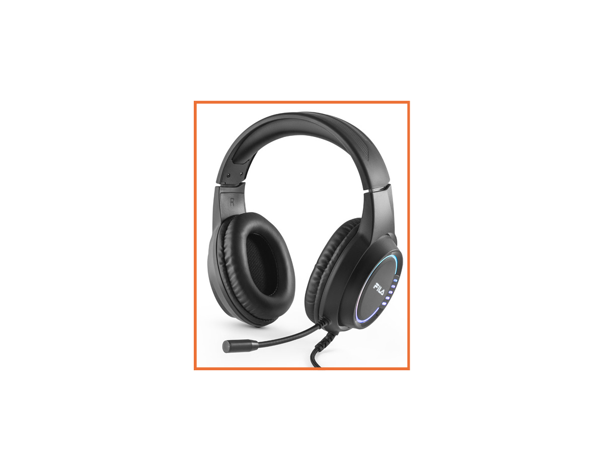Fones de ouvido para jogos com microfone de alta qualidade incorporado com luzes RGB com um modo. Pensados para uso prolongado, são resistentes, confortáveis e contêm cabo de 2 m com controlador de volume. Incluso cabo jack de 3.5 mm com entrada USB-A. Os fones de ouvido quando utilizados com este cabo proporcionam uma qualidade superior no áudio. Fornecido em caixa presente. 20 x 19 x 10 mm |Caixa: 191 x 215 x 115 mm