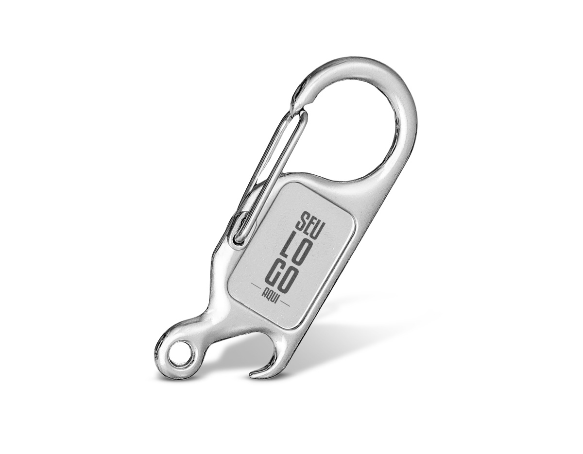 O chaveiro mosquetão abridor é uma opção prática e funcional para o dia a dia. Com um abridor de garrafas integrado, ele oferece conveniência em qualquer situação. Seu design compacto e o mosquetão permitem prendê-lo facilmente em bolsas, mochilas ou chaveiros, tornando-o um acessório versátil e útil. Feito de material resistente, é ideal para quem valoriza praticidade.