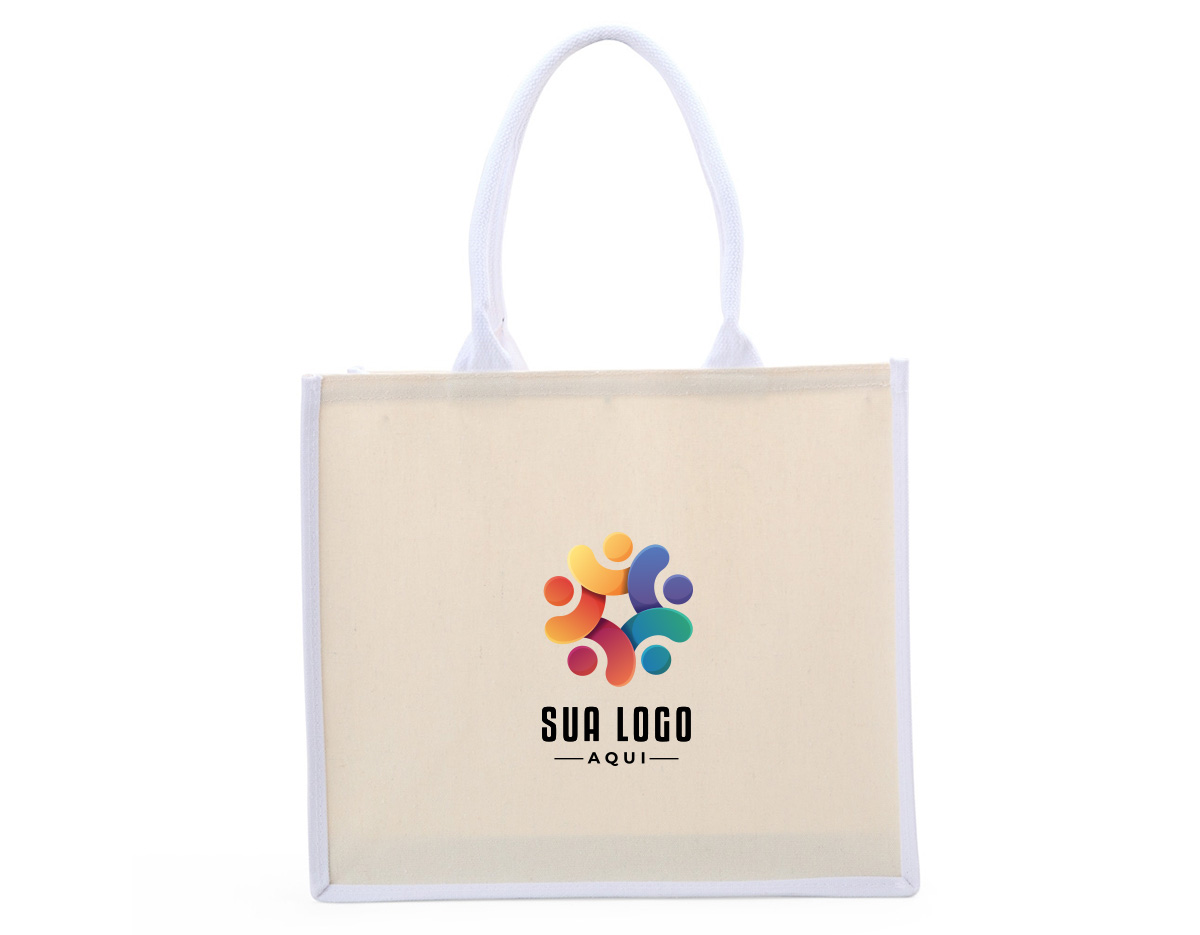 Resistência e design minimalista. Nossa sacola de lona é a escolha ideal para quem busca robustez com estilo moderno. Com alças reforçadas e estrutura de 474g/m², essa sacola oferece ampla profundidade, perfeita para transportar diversos itens sem comprometer a resistência.
