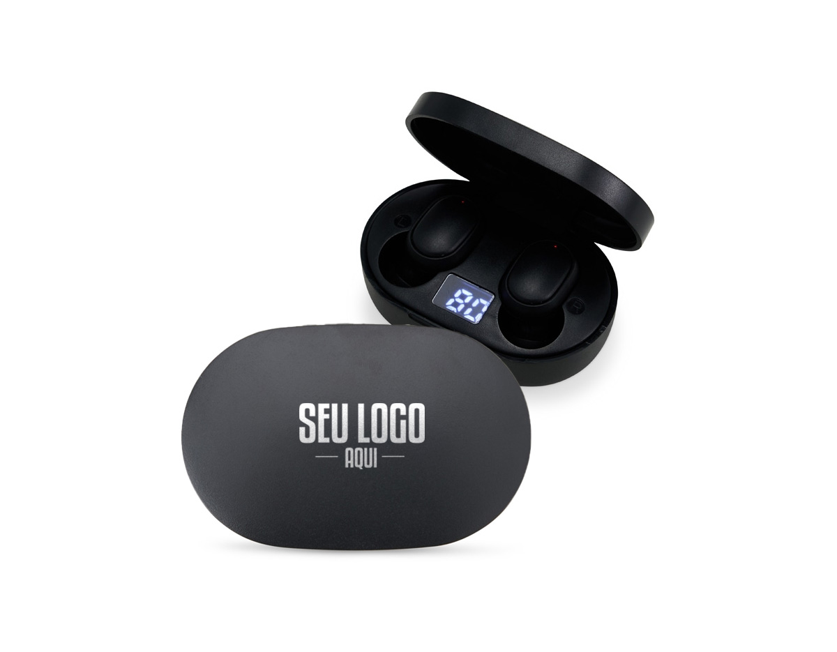 Buscando liberdade e praticidade para o seu dia a dia? Experimente nosso fone de ouvido com Bluetooth! É só abrir o Bluetooth, conectar o TWS, e curtir um encaixe confortável nos ouvidos e uma qualidade sonora incrível. O case acende uma luz ao carregar, adicionando um toque moderno e funcional ao acessório!