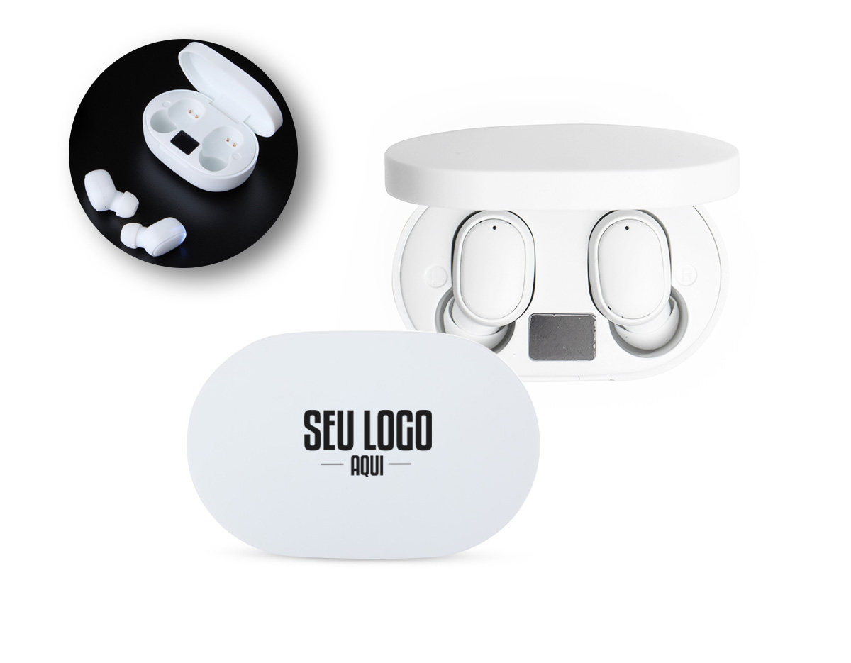 Buscando liberdade e praticidade para o seu dia a dia? Experimente nosso fone de ouvido com Bluetooth! É só abrir o Bluetooth, conectar o TWS, e curtir um encaixe confortável nos ouvidos e uma qualidade sonora incrível. O case acende uma luz ao carregar, adicionando um toque moderno e funcional ao acessório!
