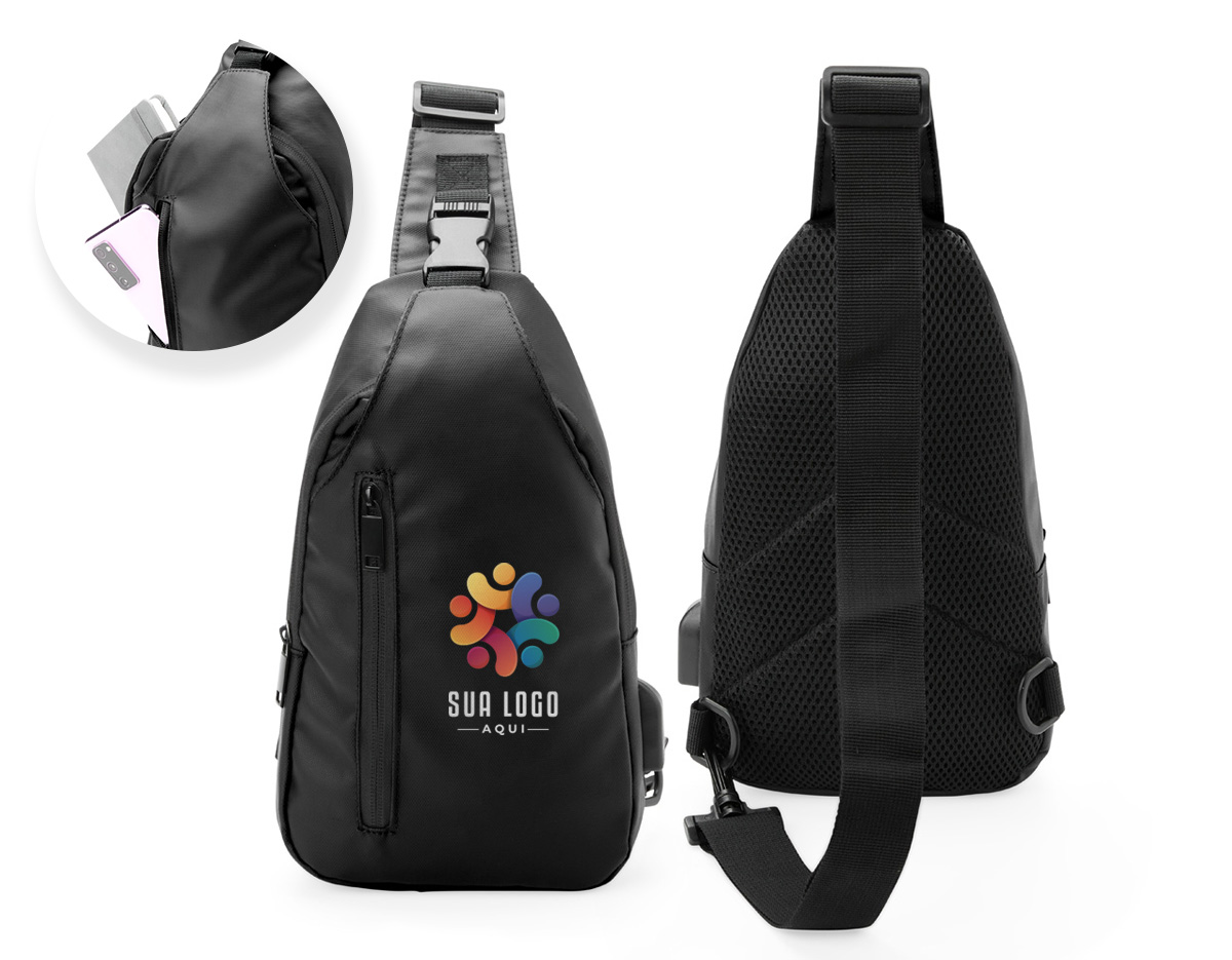 Esta mochila é a combinação perfeita de estilo e funcionalidade. Feita em couro sintético resistente à água, ela oferece durabilidade e proteção. Possui dois compartimentos bem planejados: o compartimento frontal garante acesso rápido aos itens do dia a dia, enquanto o bolso com fechamento de fivela adiciona segurança extra. Já o compartimento principal conta com um bolso interno, perfeito para manter tudo organizado. Com alças ajustáveis em nylon e mosquetão que facilita alternar os lados, ela se adapta ao seu estilo de uso. Além disso, vem equipada com entrada USB, proporcionando praticidade para carregar seus dispositivos em movimento. Ideal para quem busca funcionalidade sem abrir mão de um design moderno.