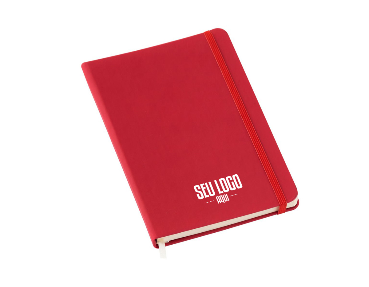 Caderneta tipo Moleskine com capa azul, sem pauta. Conta com 80 folhas lisas no formato 14x21 cm, ideal para anotações, esboços ou desenhos. Leve e prática para o uso diário.