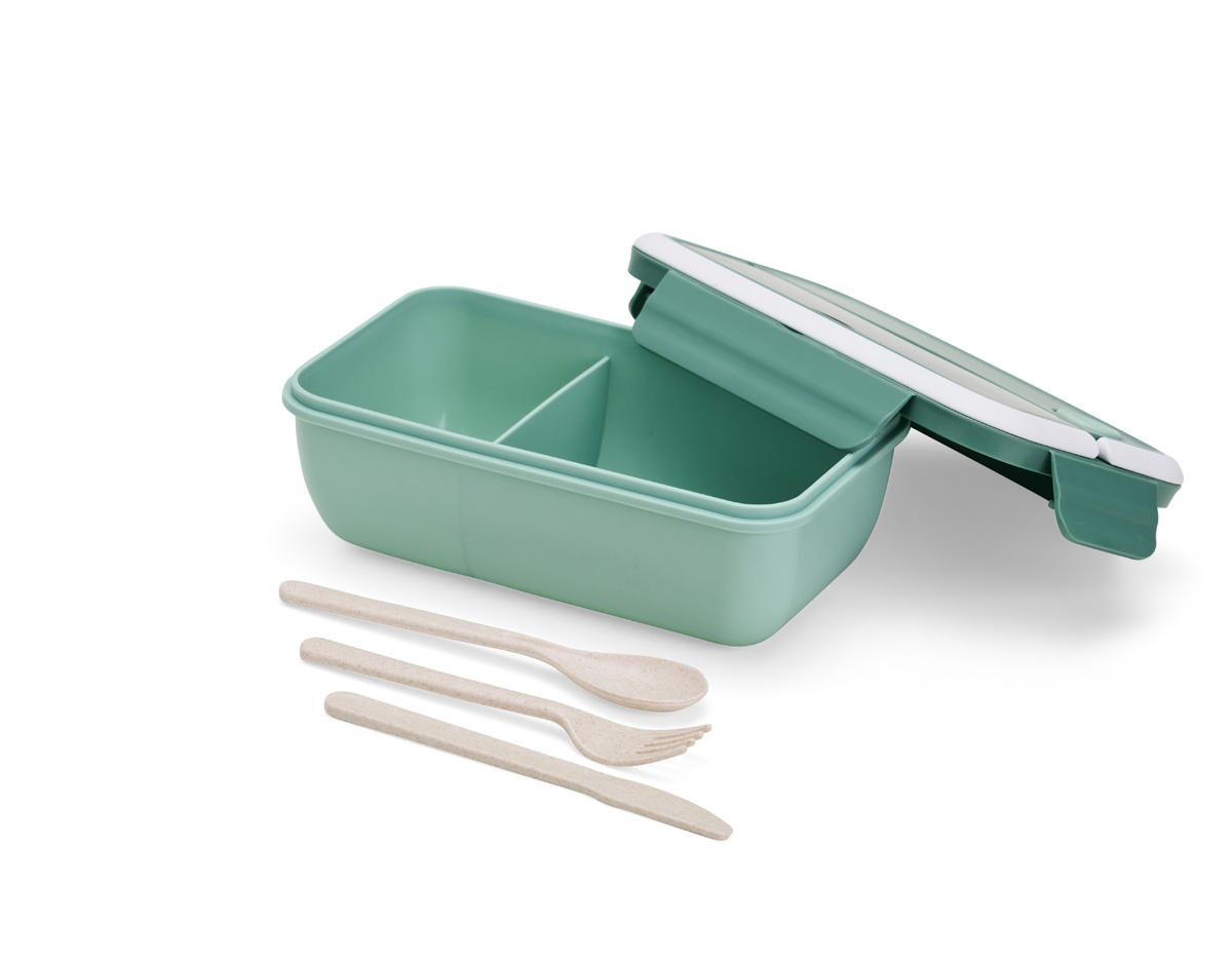 Marmita hermética de 1 litro com divisórias e 3 talheres, feita em PP atóxico e livre de BPA, garantindo segurança no armazenamento dos alimentos. A tampa conta com travas de segurança, silicone com respiro e alças para transporte fácil. Os talheres ficam guardados em compartimento separado com tampa transparente. As divisórias mantêm os alimentos separados, preservando o sabor de cada um. Ideal para refeições práticas e saudáveis.
