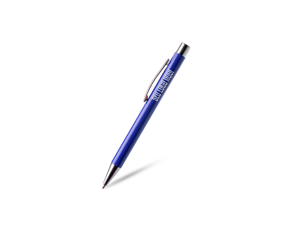 Essa caneta metálica é perfeita para tornar as anotações do dia a dia mais eficientes. Com acionamento por clique e carga esferográfica azul de 1.0mm, ela garante uma escrita suave e confortável em qualquer ocasião.