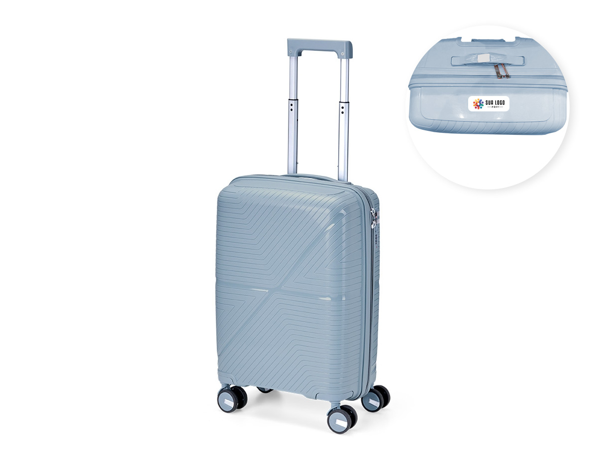 Projetada para oferecer praticidade e conforto, esta mala une o plástico resistente a um design exclusivo. Perfeita para qualquer viagem, ela apresenta um interior inteligente com divisória equipada com bolso em tela e cinta compressora, garantindo organização e segurança para os seus pertences. Com 4 rodas com giro 360°, proporciona locomoção suave em qualquer direção. O puxador ergonômico ajustável, a alça de mão e o cadeado TSA agregam proteção, mobilidade e facilidade no manuseio.