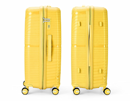 Projetada para oferecer praticidade e conforto, esta mala une o plástico resistente a um design exclusivo. Perfeita para qualquer viagem, ela apresenta um interior inteligente com divisória equipada com bolso em tela e cinta compressora, garantindo organização e segurança para os seus pertences. Com 4 apoios laterais para maior estabilidade e 4 rodas com giro 360°, proporciona locomoção suave em qualquer direção. O puxador ergonômico, as duas alças de mão e o cadeado TSA agregam proteção, mobilidade e facilidade no manuseio. Ideal para quem busca espaço, funcionalidade e segurança em suas viagens.