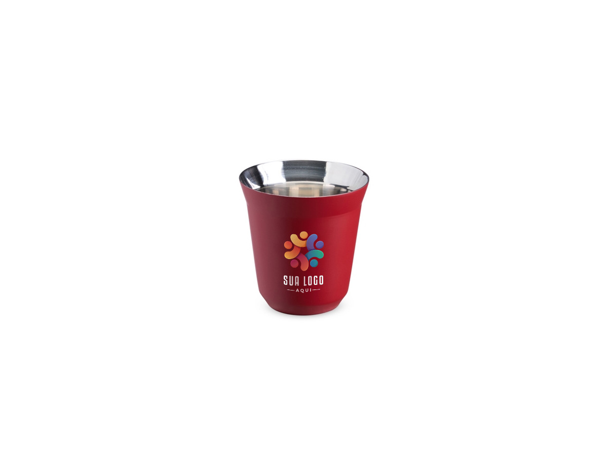 Este copo térmico de inox, com capacidade de 150ml, é ideal para manter sua bebida na temperatura certa por mais tempo. Compacto e resistente, é perfeito para café, chá ou até água, tornando sua pausa mais agradável e prática.