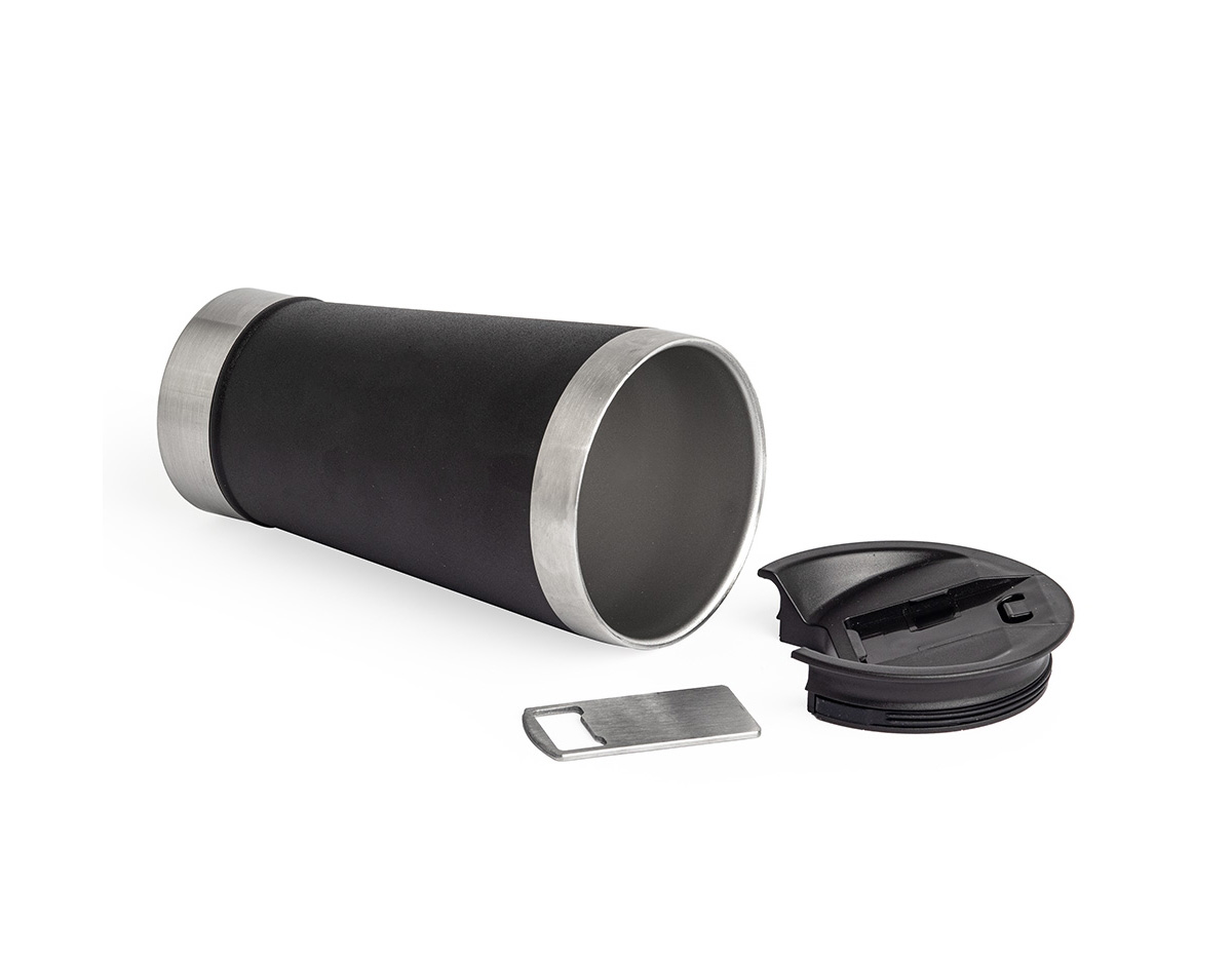 Copo térmico inox 500ml com tampa e abridor, ideal para manter sua bebida na temperatura certa por mais tempo. Possui acabamento levemente texturizado para melhor aderência e conforto ao segurar. A tampa é livre de BPA, garantindo mais segurança para o consumo. Design moderno e prático, perfeito para uso diário, viagens e passeios. Resistente e fácil de limpar, sendo um excelente companheiro para qualquer ocasião