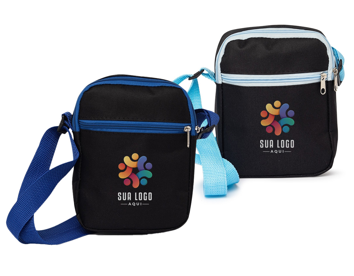 Bolsa de ombro em nylon, resistente e estilosa, com dois compartimentos espaçosos. O principal conta com um bolso interno telado para melhor organização. Possui alça ajustável para maior conforto e versatilidade.