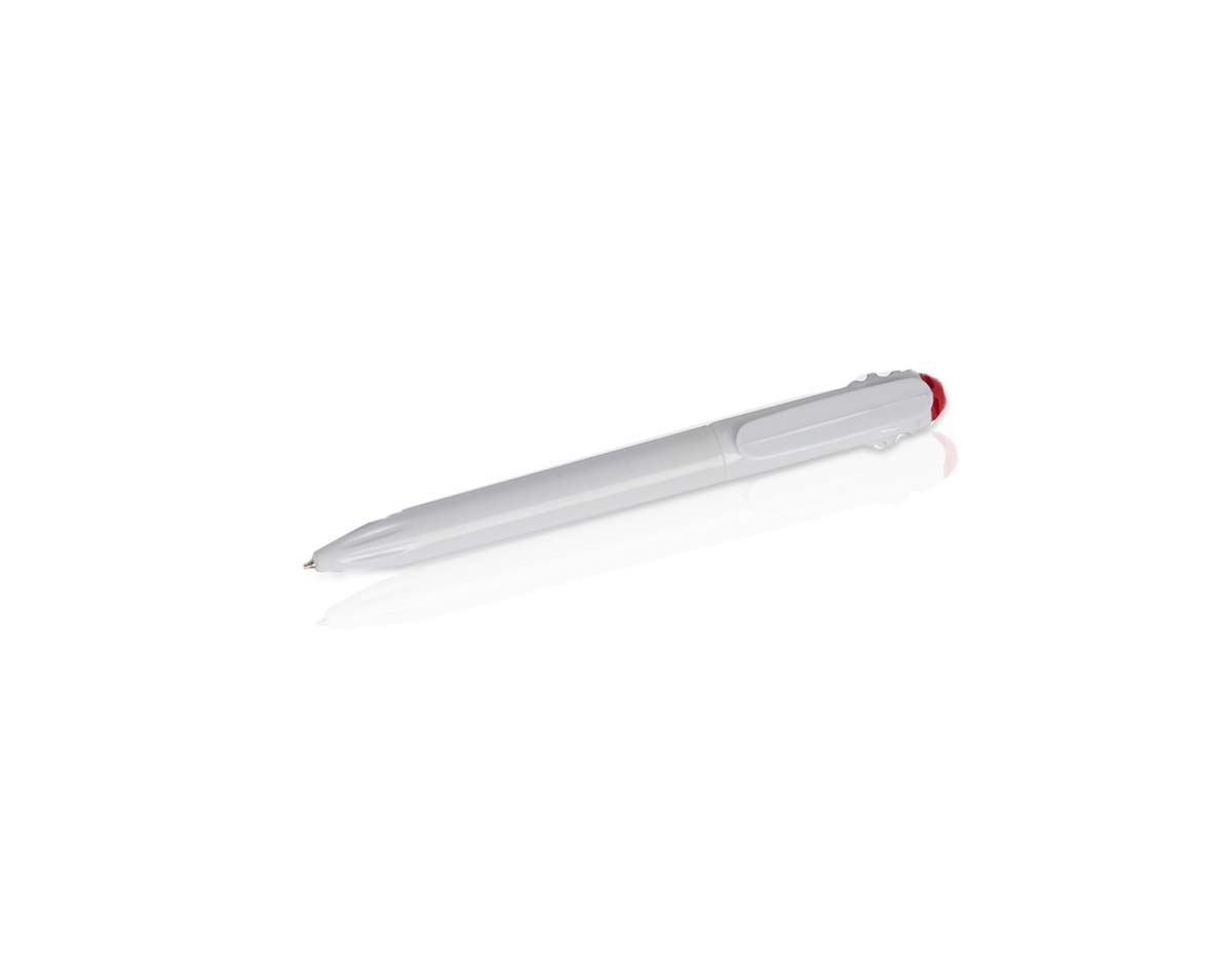 Feita para acompanhar ideias, a nossa caneta plástica combina precisão e conforto. Com carga esferográfica 1.0mm azul, oferece escrita suave e consistente, perfeita para todas as ocasiões que precisem de registros de forma eficiente. O acionamento por clique garante facilidade e rapidez, ideal para quem está sempre em movimento.
