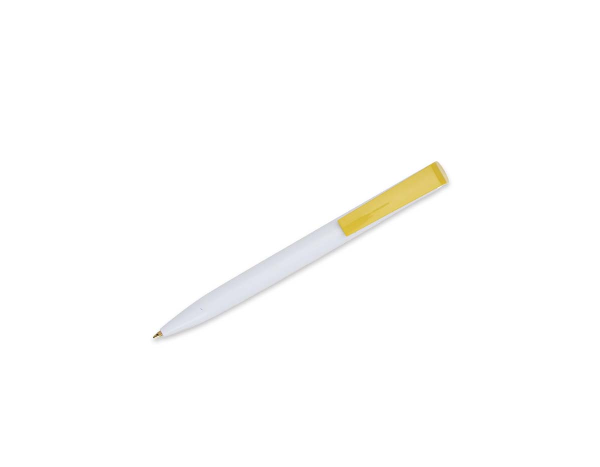 Caneta plástica com carga esferográfica azul, ideal para uma escrita suave e contínua. Seu acionamento por clique proporciona praticidade e rapidez no uso diário. Leve e ergonômica, garante conforto ao escrever, sendo perfeita para anotações, estudos e trabalho. Com design moderno e funcional, é uma excelente opção para uso pessoal ou como brinde promocional, unindo estilo, durabilidade e eficiência